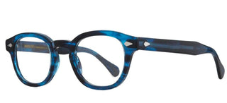 Moscot Lemtosh Unisex Blue Geometric Eyeglasses