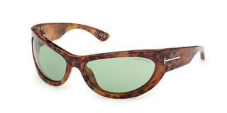 Tom Ford LEONA-02 FT1365 women Havana Oval Sunglasses