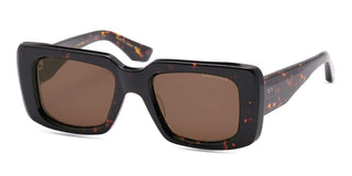 Dita Levele Unisex Havana Squared Sunglasses