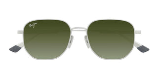 Maui Jim Lewalani Af Mj0632sa Unisex Silver Squared Sunglasses