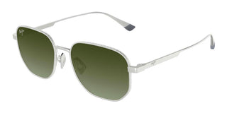 Maui Jim Lewalani Af Mj0632sa Unisex Silver Squared Sunglasses