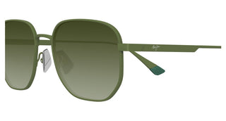Maui Jim Lewalani Mj0633s Unisex Green Squared Sunglasses