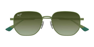 Maui Jim Lewalani Mj0633s Unisex Green Squared Sunglasses