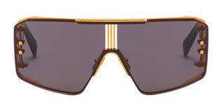 Balmain LE MASQUE unisex Gold Shield Sunglasses