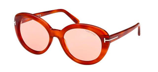 Tom Ford LILY-02 FT 1009 women Havana Butterfly Sunglasses