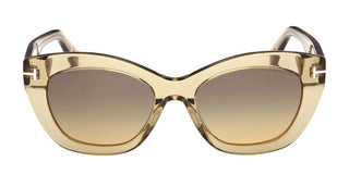Tom Ford LINDA-02 FT1285 unisex Yellow Butterfly Sunglasses
