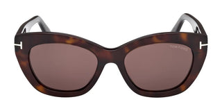Tom Ford LINDA-02 FT1285 unisex Havana Butterfly Sunglasses