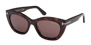 Tom Ford LINDA-02 FT1285 unisex Havana Butterfly Sunglasses