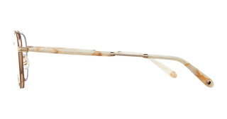 GARRETT LEIGHT LINNIE unisex Gold Pilot Eyeglasses