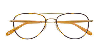 GARRETT LEIGHT LINNIE unisex Havana Pilot Eyeglasses