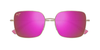 Maui Jim LIPINE MJ0590S women Gold Geometric Sunglasses