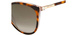 Jimmy Choo LISSA/S women Havana Cat Eye Sunglasses