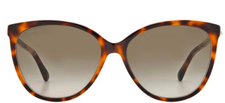Jimmy Choo LISSA/S women Havana Cat Eye Sunglasses