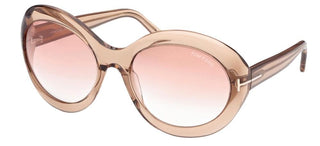Tom Ford LIYA-02 FT 0918 women Brown Round Sunglasses