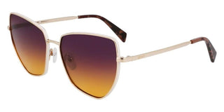 Liu Jo Lj159s Unisex Gold Geometric Sunglasses