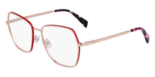 Liu Jo Lj2172 Women Rose Gold Geometric Eyeglasses
