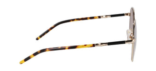 Longchamp Lo171s N Women Gold Round Sunglasses