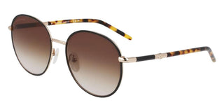 Longchamp Lo171s N Women Gold Round Sunglasses
