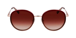 Longchamp Lo176s Unisex Rose Gold Round Sunglasses