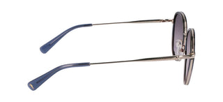 Longchamp Lo176s N Women Silver Round Sunglasses