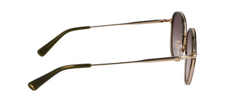 Longchamp Lo176s N Women Gold Round Sunglasses