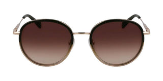Longchamp Lo176s N Women Gold Round Sunglasses
