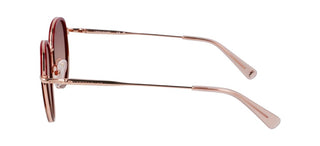 Longchamp Lo176s N Women Rose Gold Round Sunglasses