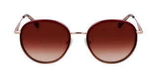 Longchamp Lo176s N Women Rose Gold Round Sunglasses