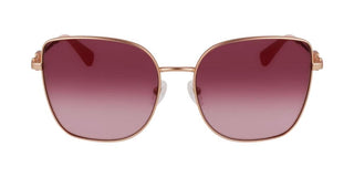 Longchamp Lo177s N Women Rose Gold Butterfly Sunglasses