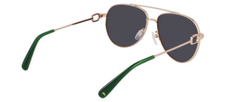 Longchamp LO178S unisex Gold Pilot Sunglasses