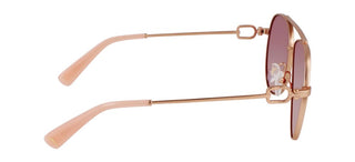 Longchamp LO178S unisex Rose gold Pilot Sunglasses