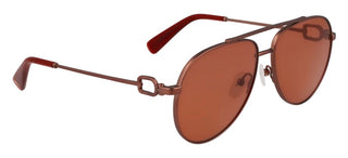 Longchamp Lo178s N Women Brown Pilot Sunglasses