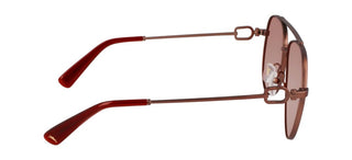 Longchamp Lo178s N Women Brown Pilot Sunglasses