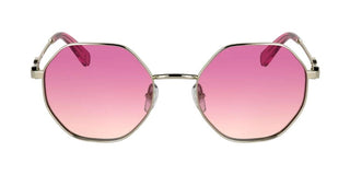 Longchamp Lo179s N Women Gold Geometric Sunglasses