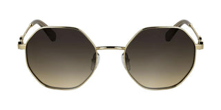 Longchamp Lo179s N Women Gold Geometric Sunglasses