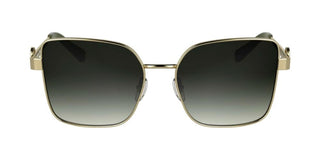 Longchamp Lo181s N Women Gold Squared Sunglasses