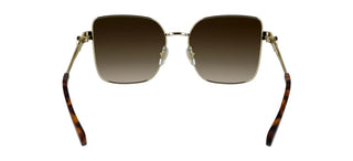Longchamp Lo181s N Women Gold Squared Sunglasses