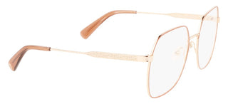 Longchamp Lo2148 Women Gold Geometric Eyeglasses