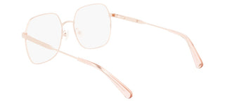 Longchamp Lo2148 Women Rose Gold Geometric Eyeglasses