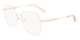 Longchamp Lo2148 Women Rose Gold Geometric Eyeglasses