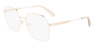 Longchamp Lo2148 Women Gold Geometric Eyeglasses