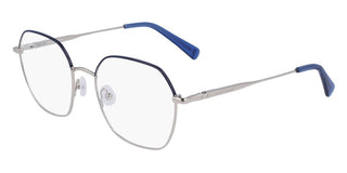 Longchamp Lo2152 N Women Silver Geometric Eyeglasses