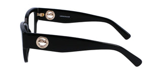 Longchamp Lo2703 N Women Black Rectangle Eyeglasses