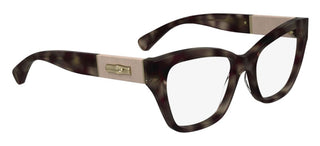 Longchamp Lo2742l N Women Havana Butterfly Eyeglasses