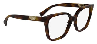 Longchamp Lo2765 N Women Havana Butterfly Eyeglasses