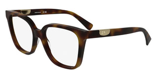 Longchamp Lo2765 N Women Havana Butterfly Eyeglasses
