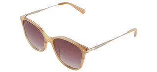 Longchamp LO660S N women Brown Geometric Sunglasses