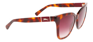 Longchamp Lo696s N Women Havana Squared Sunglasses