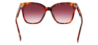 Longchamp Lo696s N Women Havana Squared Sunglasses