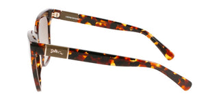 Longchamp Lo696s N Women Havana Squared Sunglasses